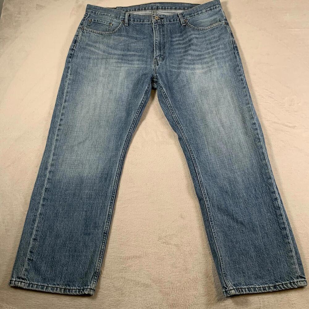 Levis 559 Jeans Mens 42x30 Blue Denim Relaxed Straight Leg Comfort Fit Pants Y2k
